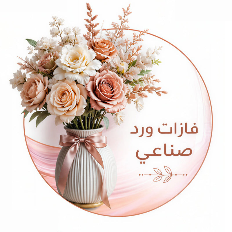 فازات ورد صناعي